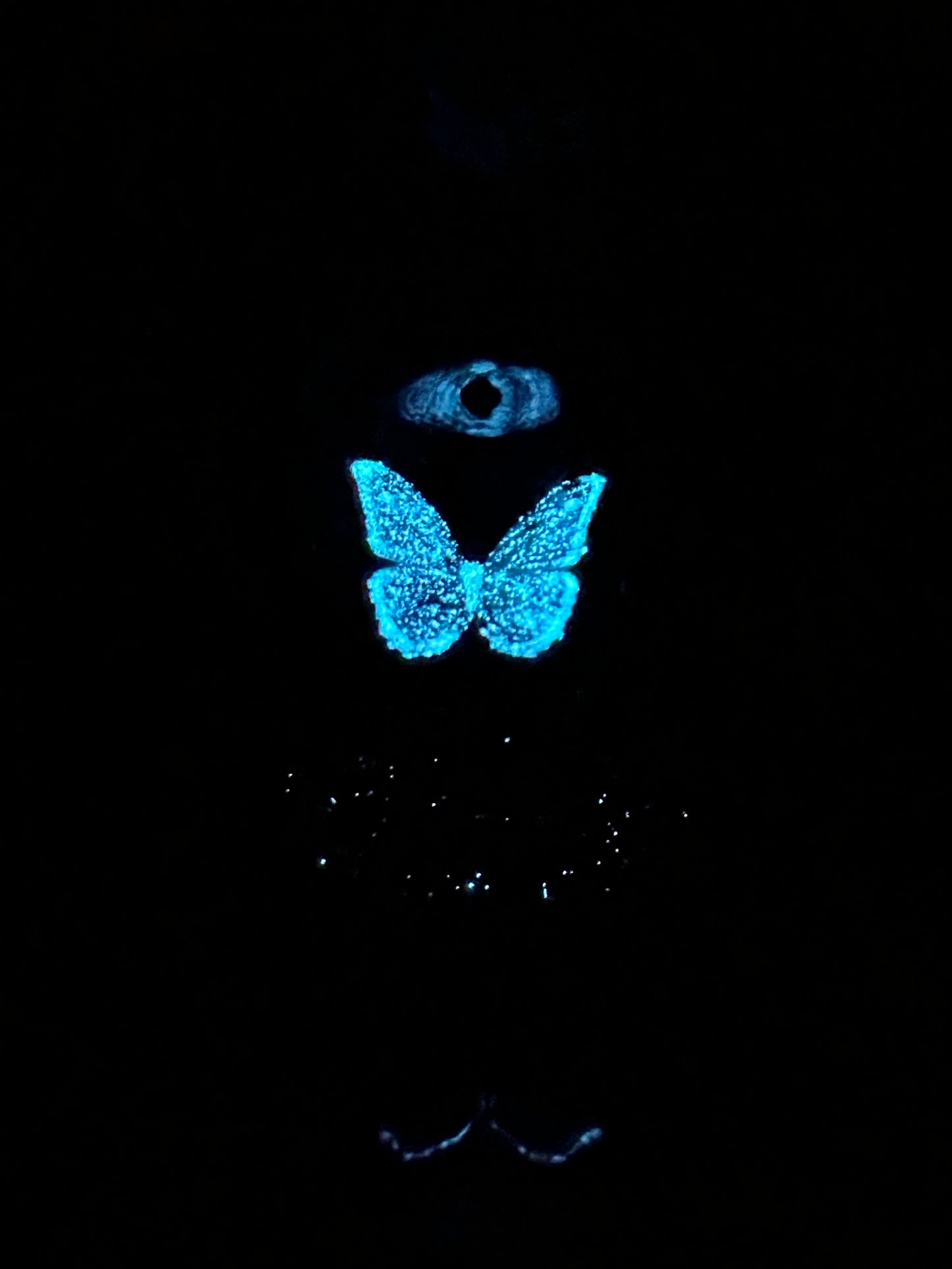 Miniature Glow-in-the-Dark Butterfly Specimen